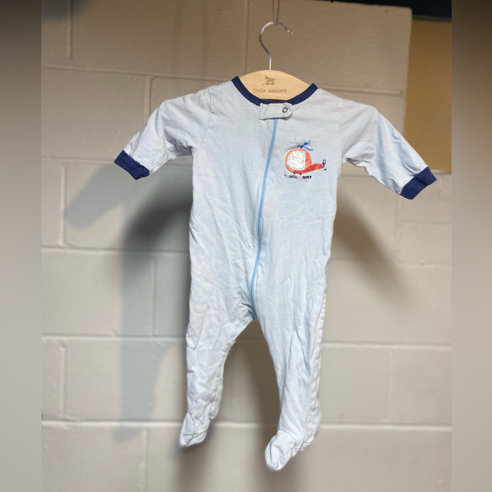 Blue Helicopter Onesie